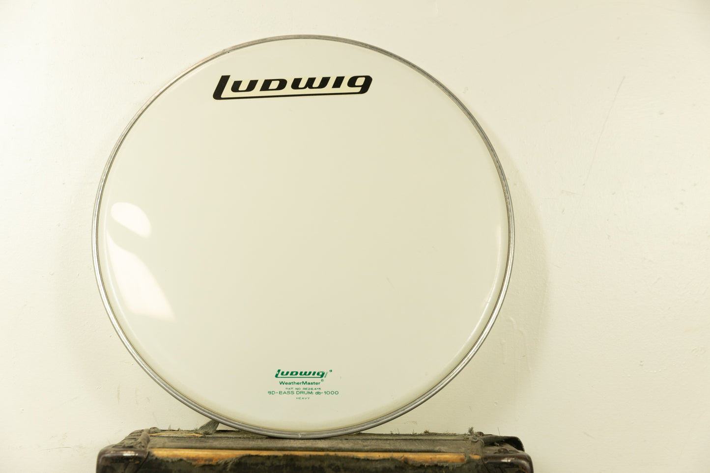 1970s Ludwig 20" Bass Drum Logo Head