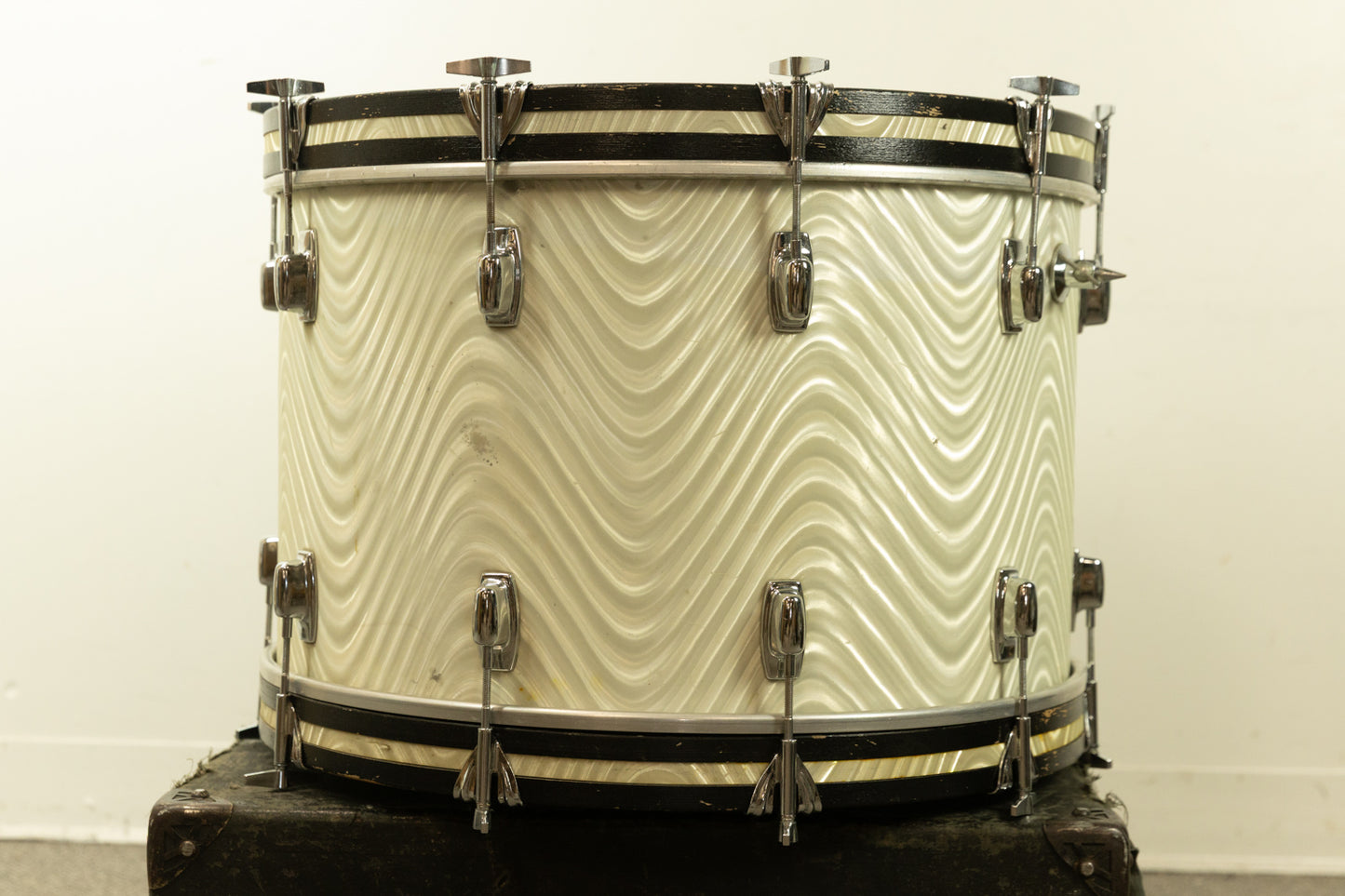 Vintage Ludwig 14x22 Standard White Astro Bass Drum