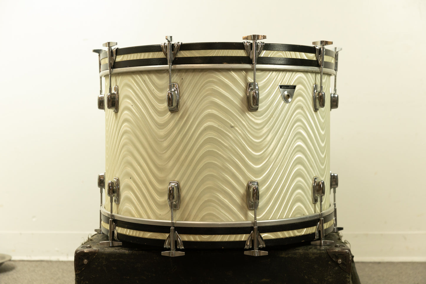 Vintage Ludwig 14x22 Standard White Astro Bass Drum