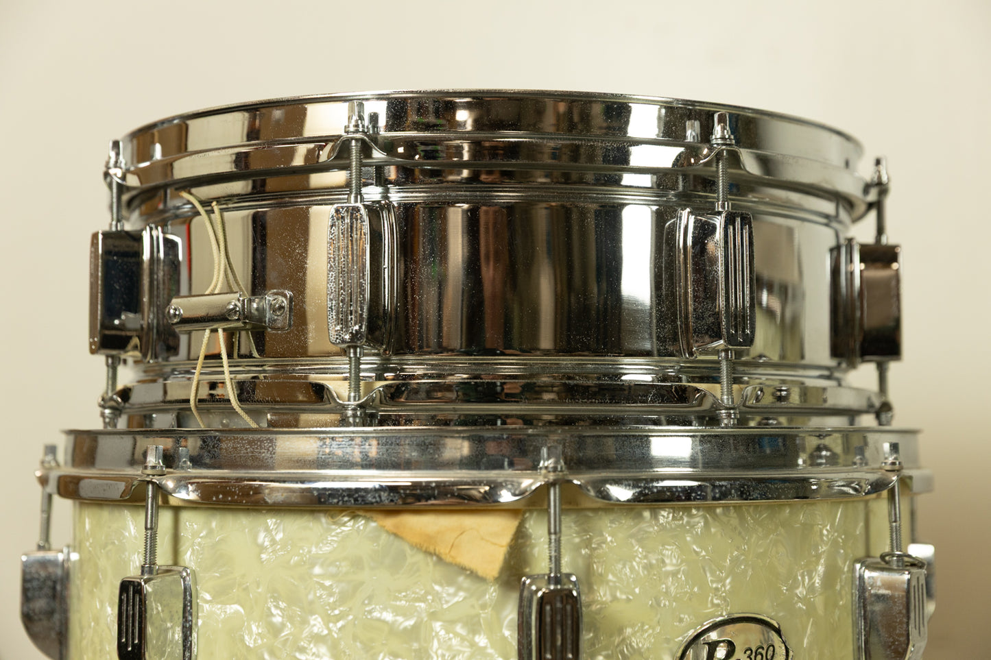 Vintage Rogers R-360 "Rock Solid" Marine Pearl Drum Set