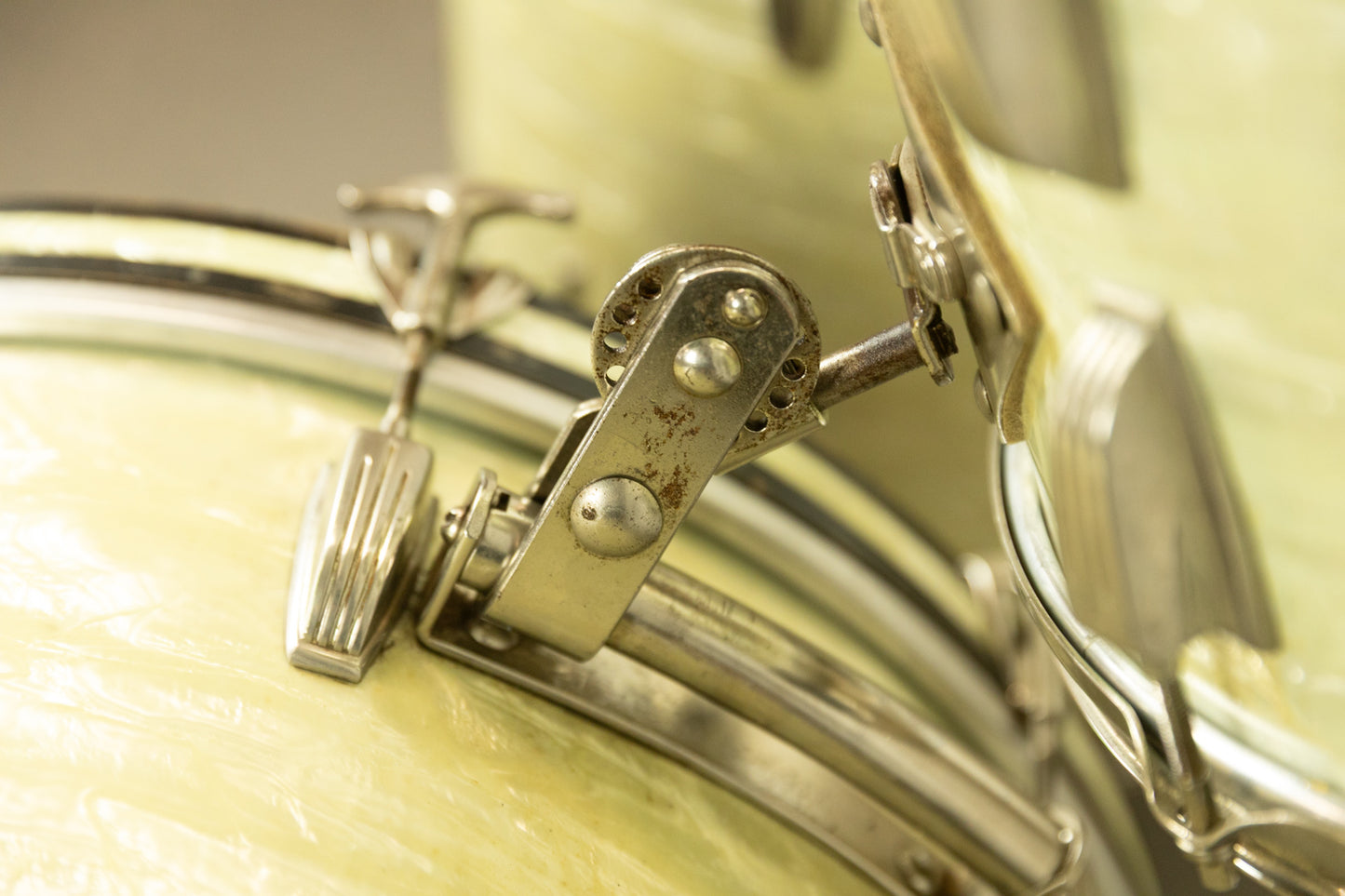 1956 WFL "Buddy Rich Super Classic" White Marine Pearl Drum Set