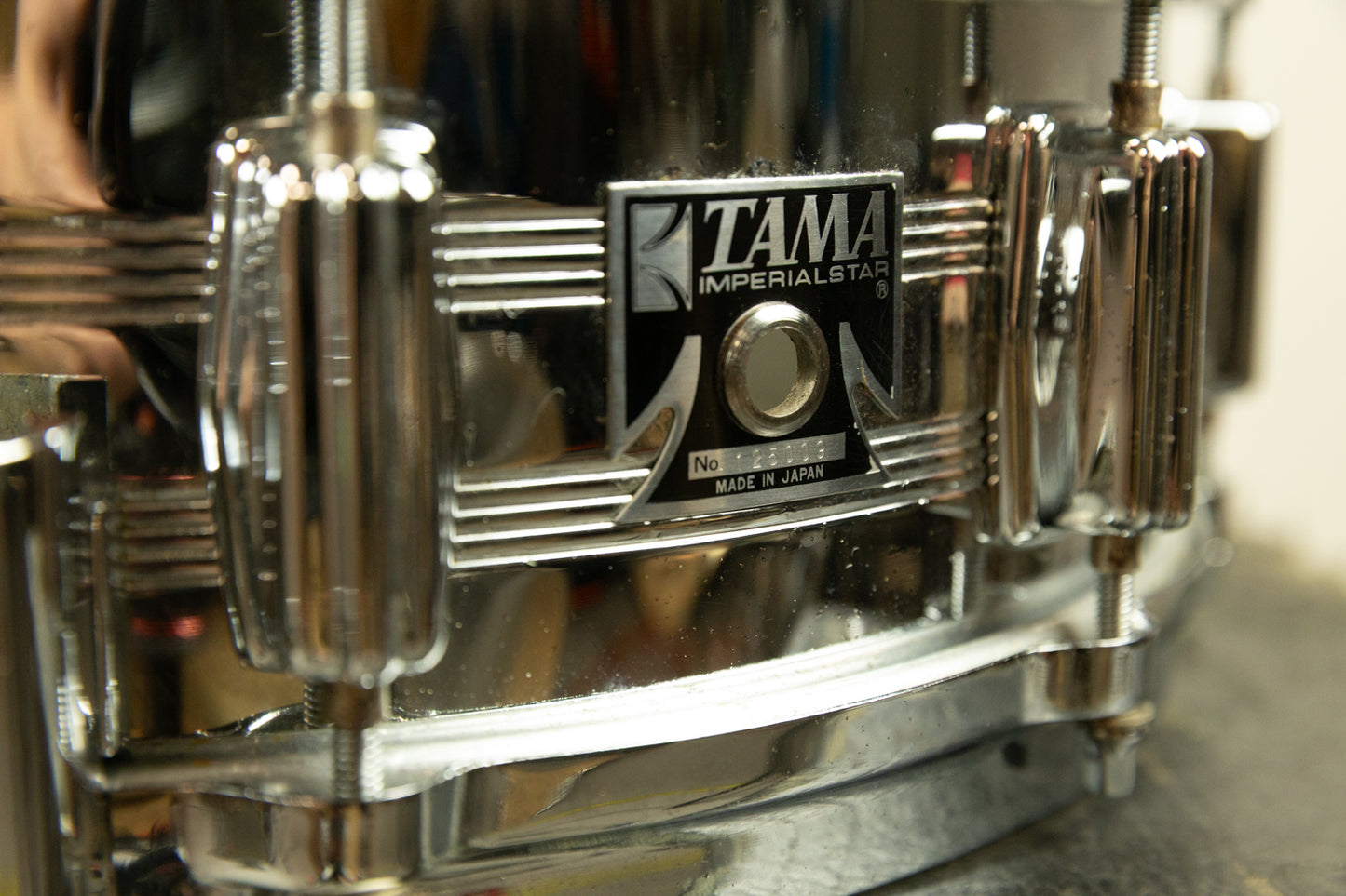 Vintage Tama No. 8005 Imperialstar King-Beat Steel 5x14" Snare Drum