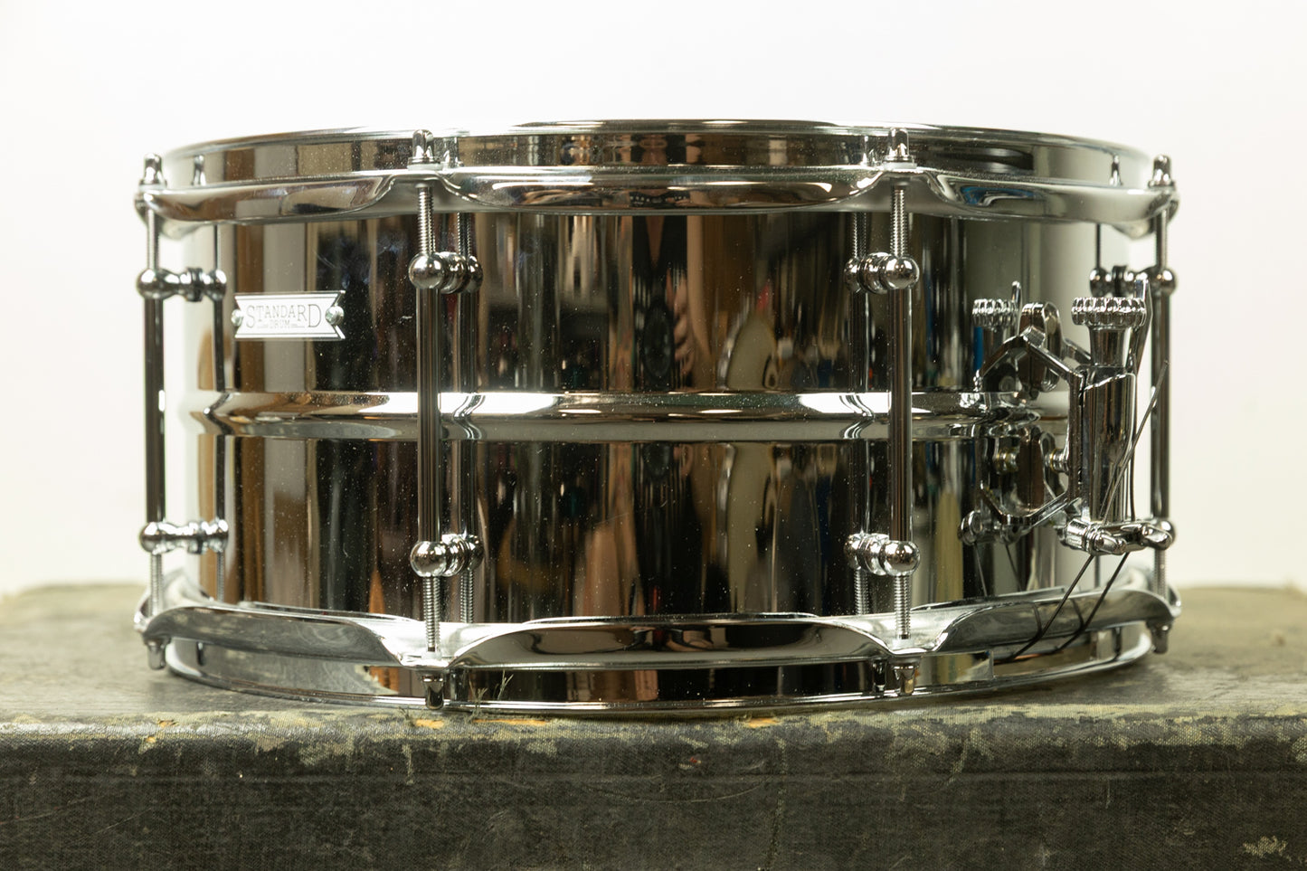Standard Drum Co. 6.5x14 Regular Bead Chrome Over Brass Snare Drum (Used)