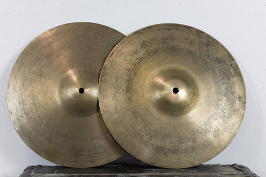 1930s 1940s Alejian 12" Hi Hat Cymbals 450g 452g