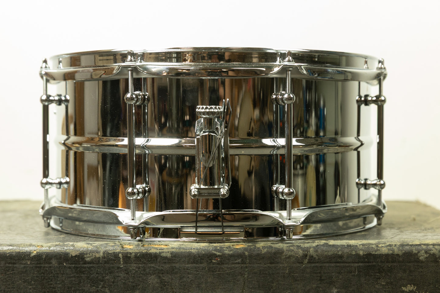 Standard Drum Co. 6.5x14 Regular Bead Chrome Over Brass Snare Drum (Used)