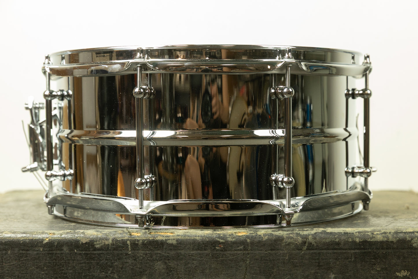 Standard Drum Co. 6.5x14 Regular Bead Chrome Over Brass Snare Drum (Used)