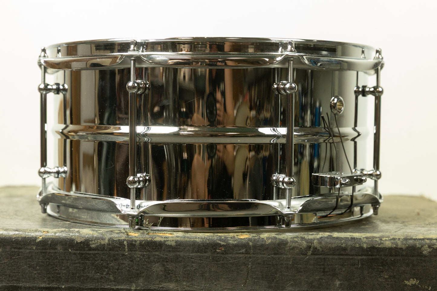 Standard Drum Co. 6.5x14 Regular Bead Chrome Over Brass Snare Drum (Used)