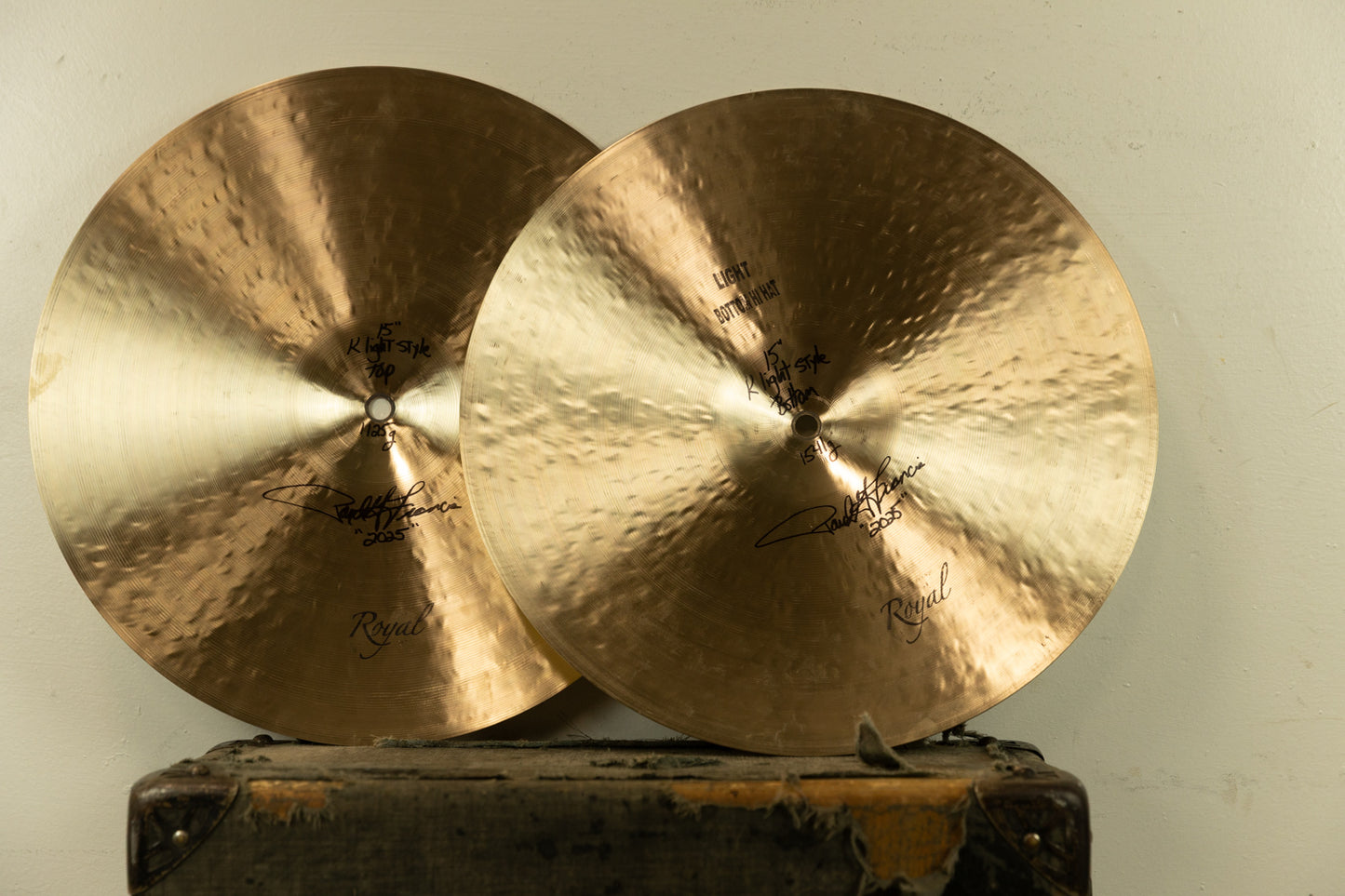 Cymbal Craftsman 15" K Light Style Hat Cymbals 1125g 1541g