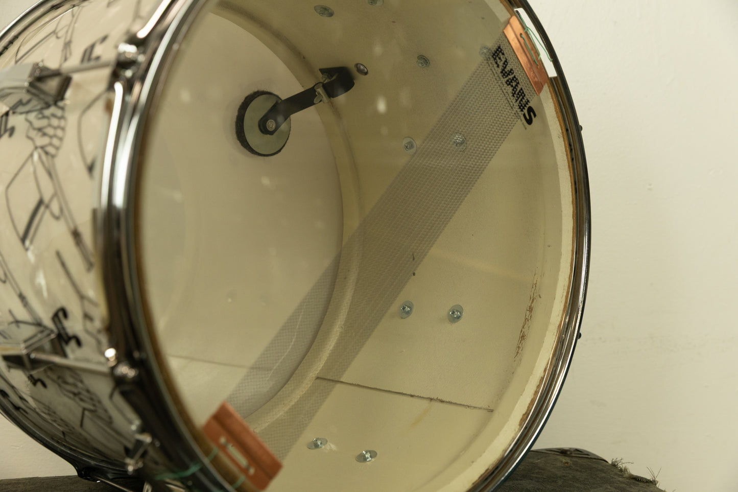 Ludwig 12x15 Top Hat and Cane Snare Drum