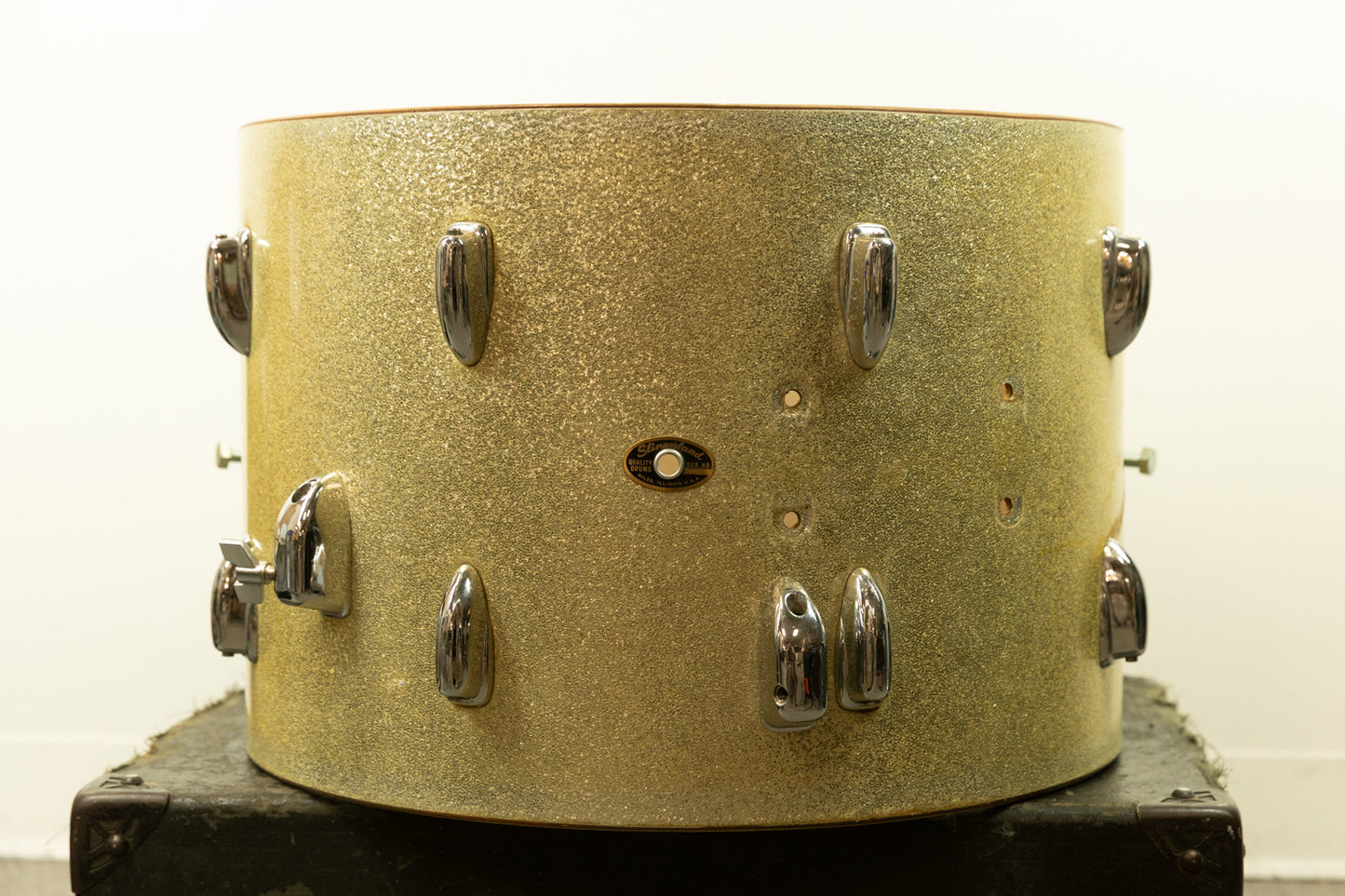 1960s Slingerland 14x22 Silver Sparkle Pearl Bass Drum
