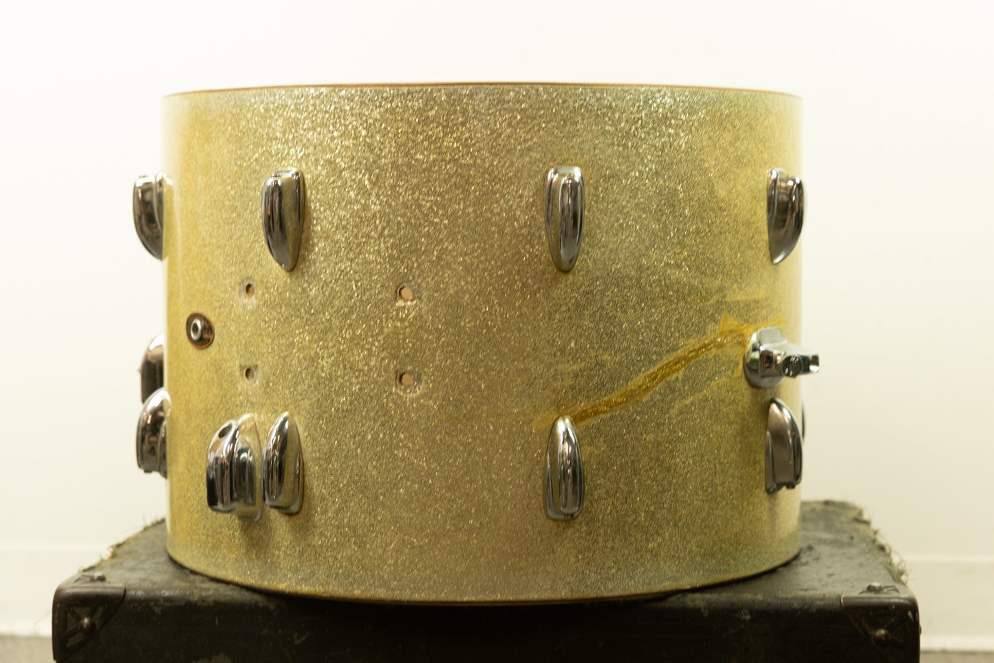 1960s Slingerland 14x22 Silver Sparkle Pearl Bass Drum