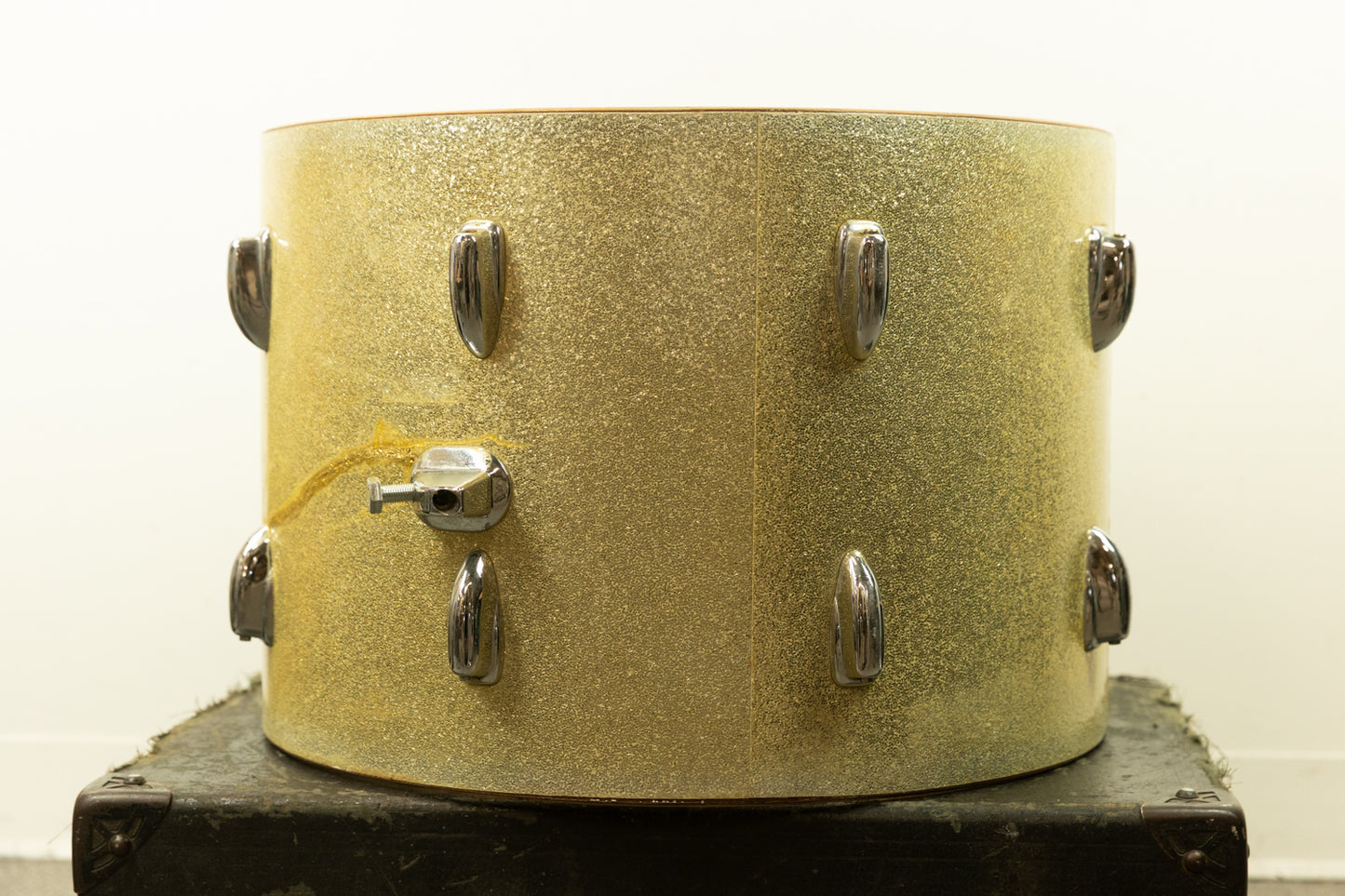 1960s Slingerland 14x22 Silver Sparkle Pearl Bass Drum