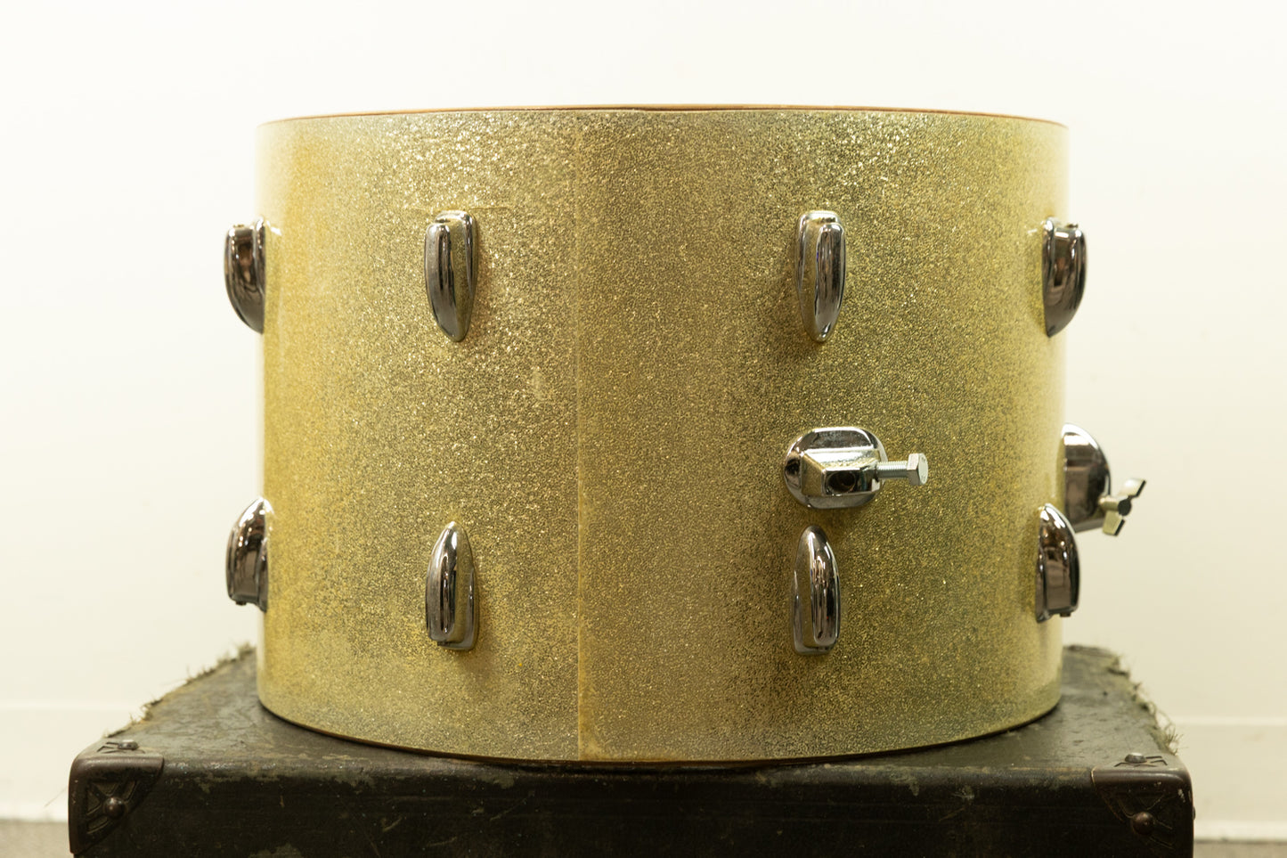 1960s Slingerland 14x22 Silver Sparkle Pearl Bass Drum