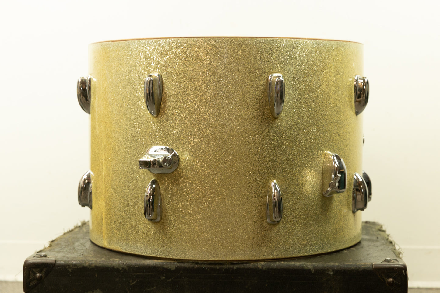 1960s Slingerland 14x22 Silver Sparkle Pearl Bass Drum