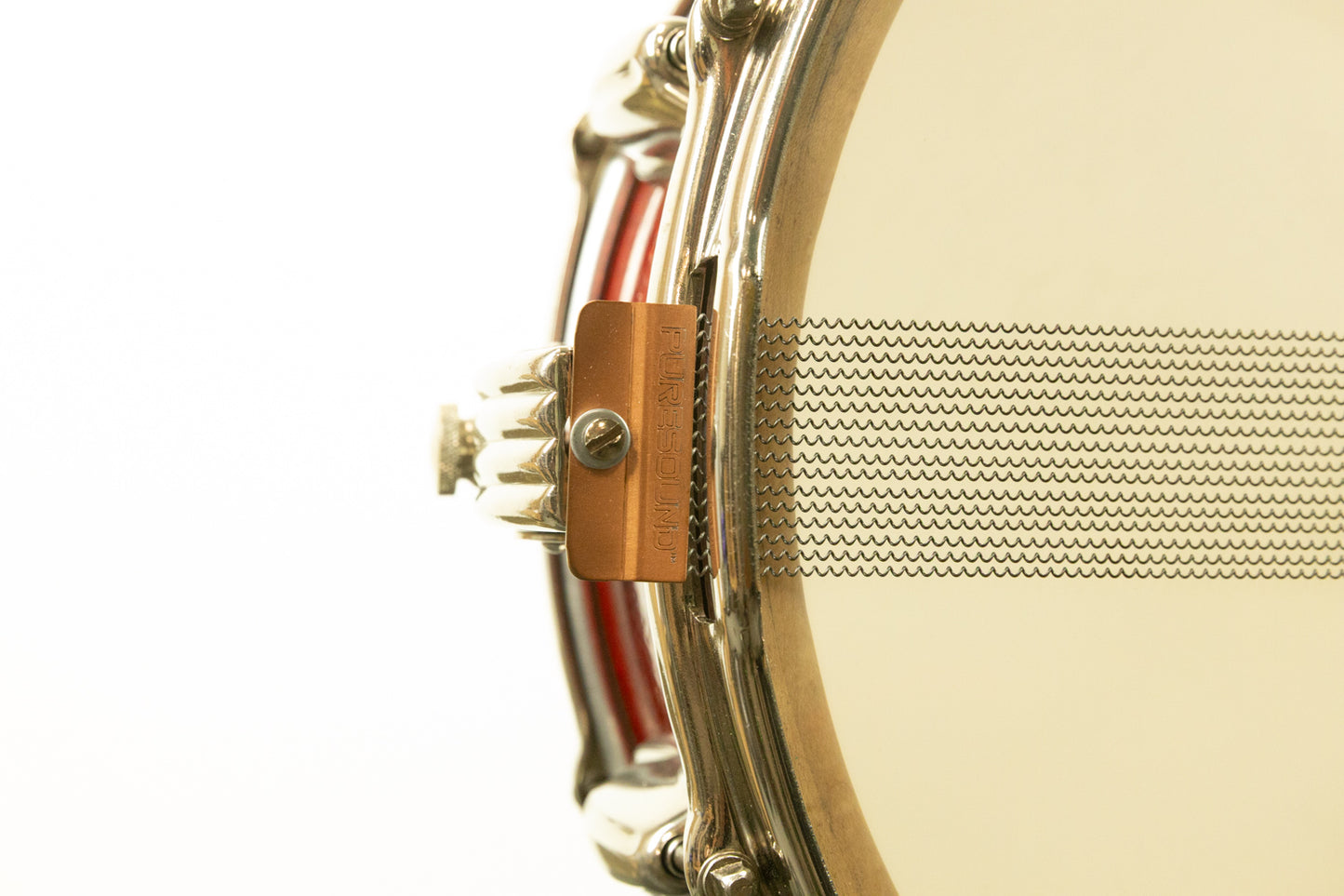 1950s Slingerland 5.5x14 Sparkling Red Pearl Super Gene Krupa Radio King Snare Drum
