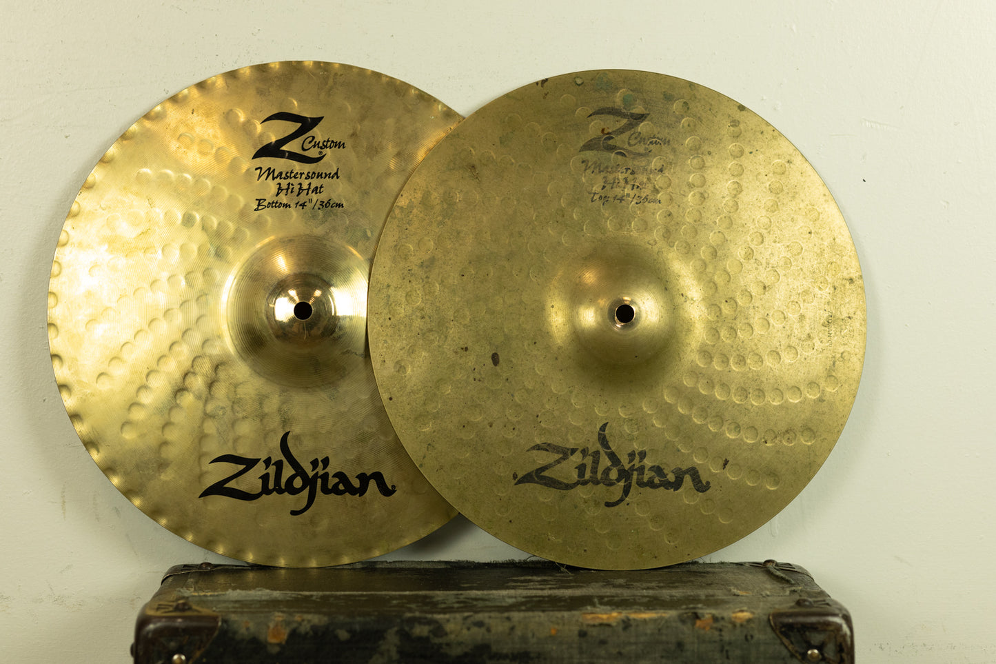 Zildjian 14" Z Custom Mastersound Hi Hat Cymbals 1096g 1426g