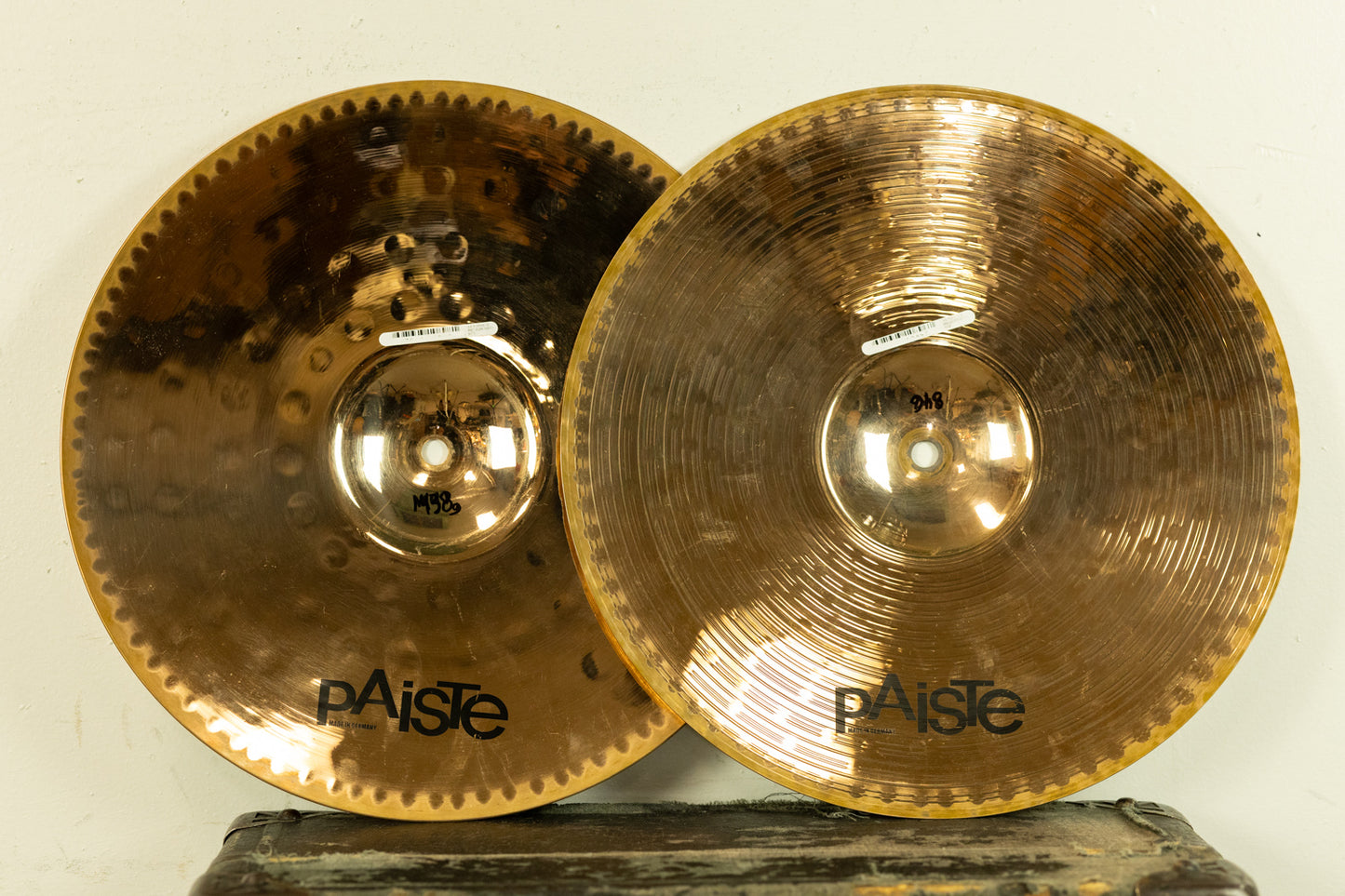 Paiste 14" Alpha Medium Hi Hat Cymbals 846g 1438g
