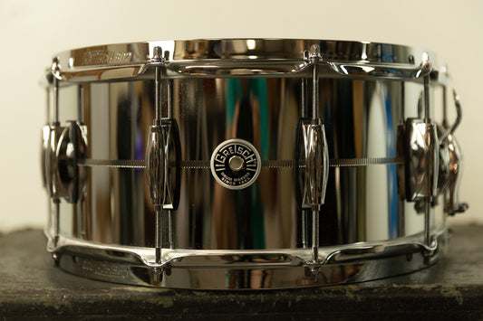 Gretsch Brooklyn 6.5x14" Chrome over Steel Snare Drum