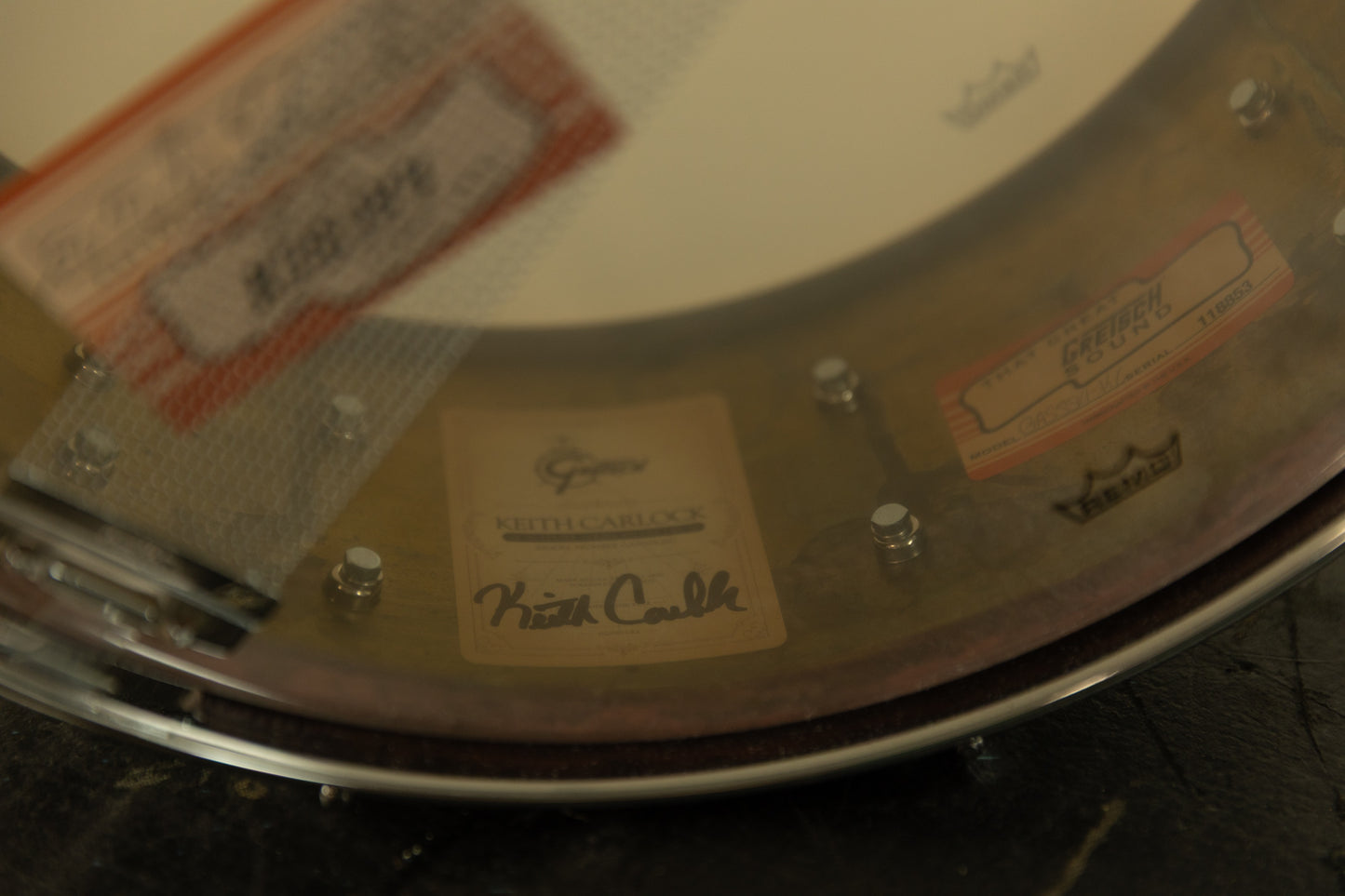 Gretsch 5.5x14 Keith Carlock Signature Brass Shell Patina Finish Snare Drum