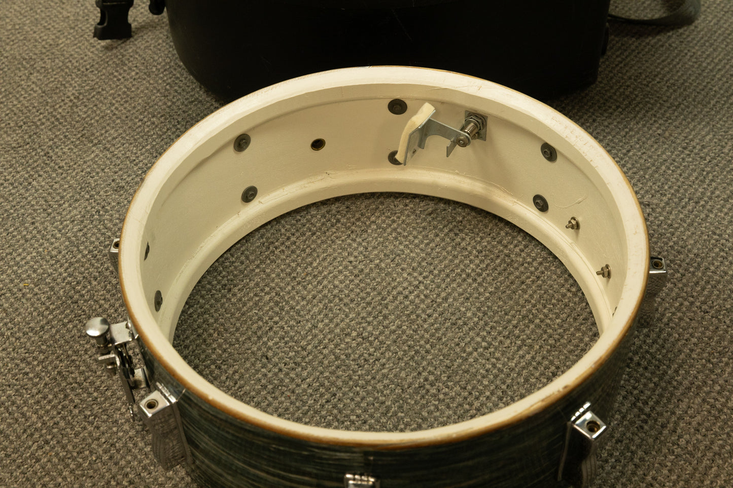 1960s Ludwig 5x14 Oyster Blue Jazz Festival Snare Drum