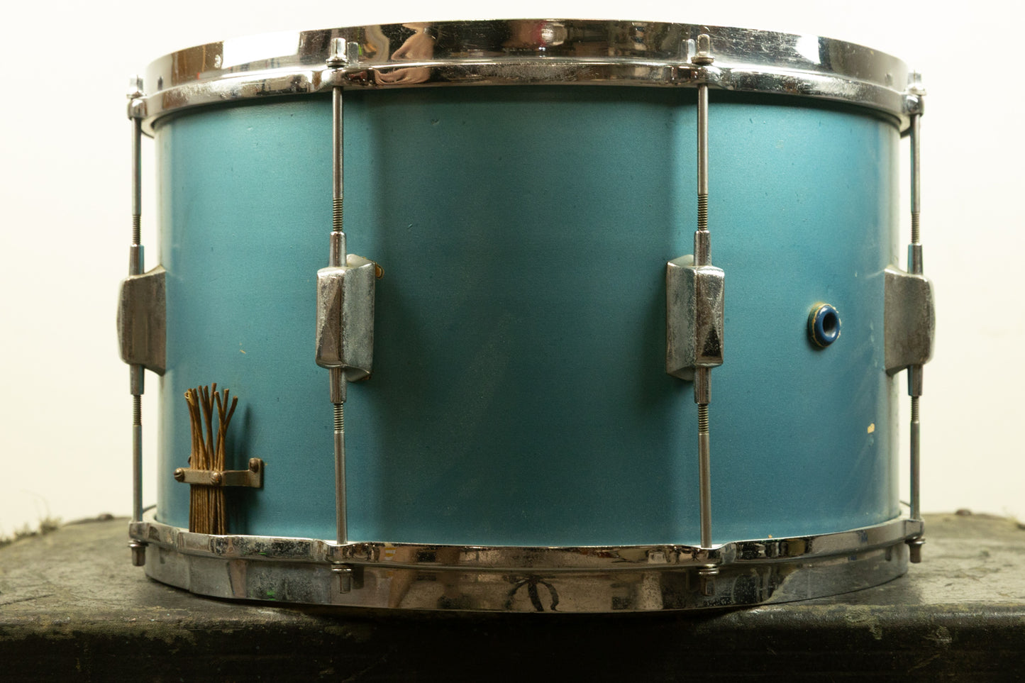 1940s Leedy 9x15 "Pelham Blue" Broadway Standard Snare Drum