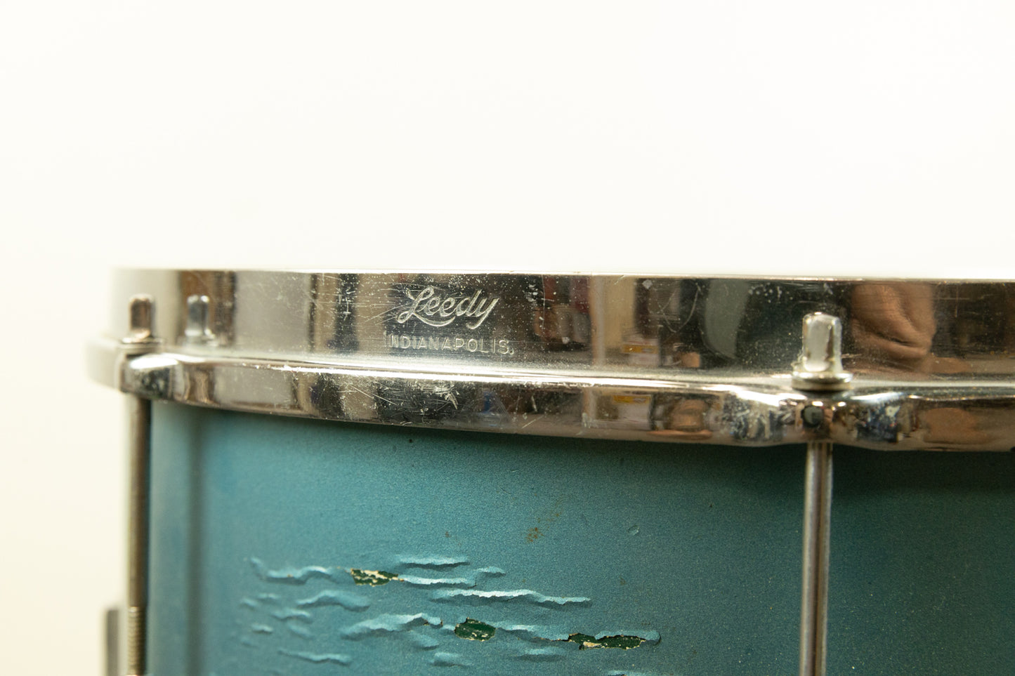 1940s Leedy 9x15 "Pelham Blue" Broadway Standard Snare Drum