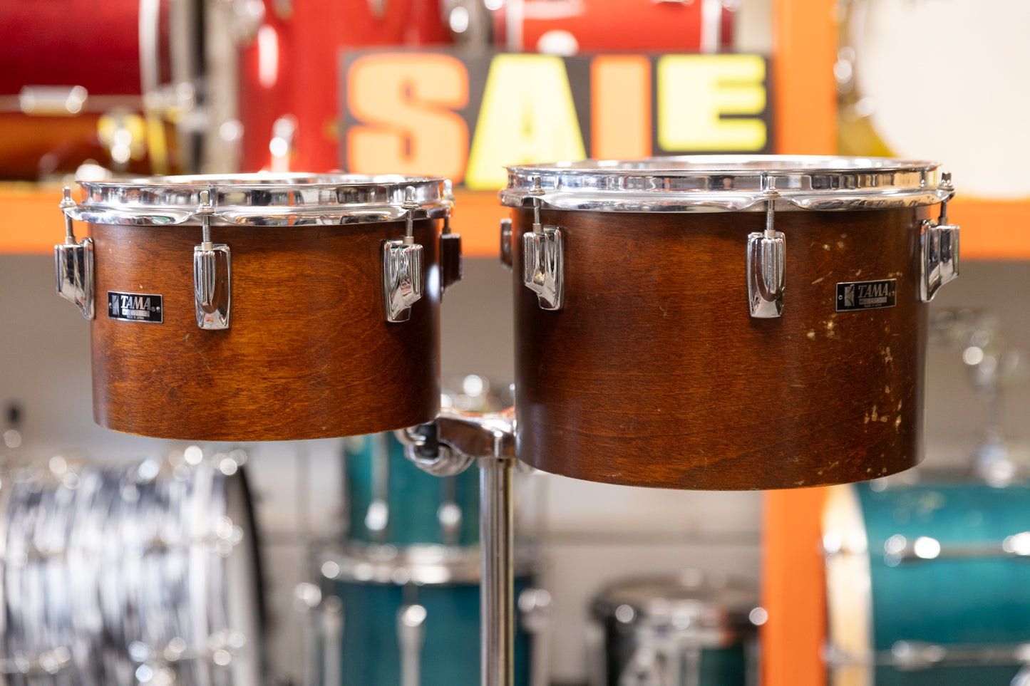 1970s Tama Superstar Custom Mahogany "Saturn" Drum Set
