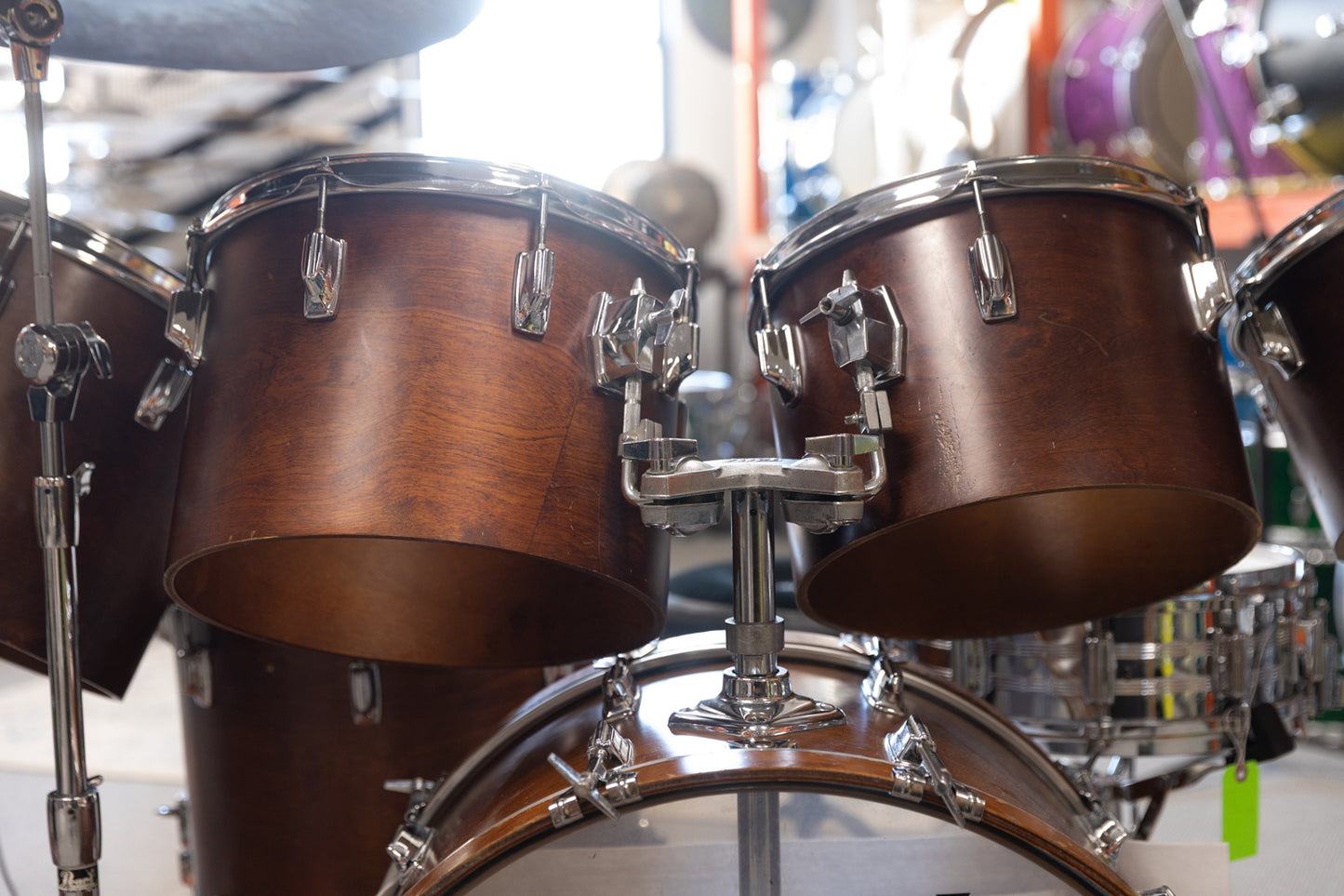 1970s Tama Superstar Custom Mahogany "Saturn" Drum Set