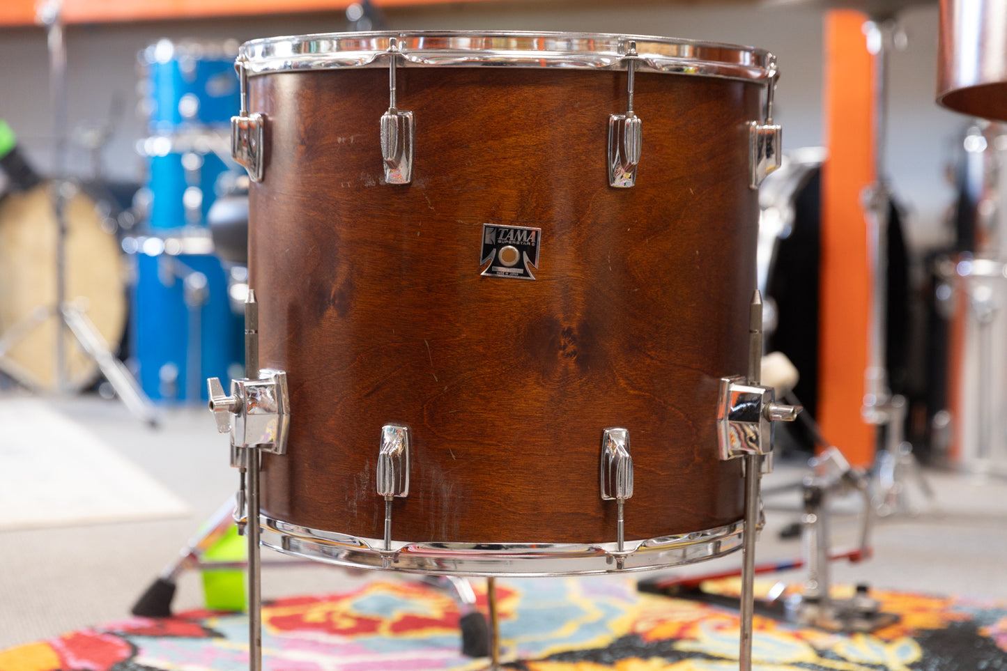 1970s Tama Superstar Custom Mahogany "Saturn" Drum Set
