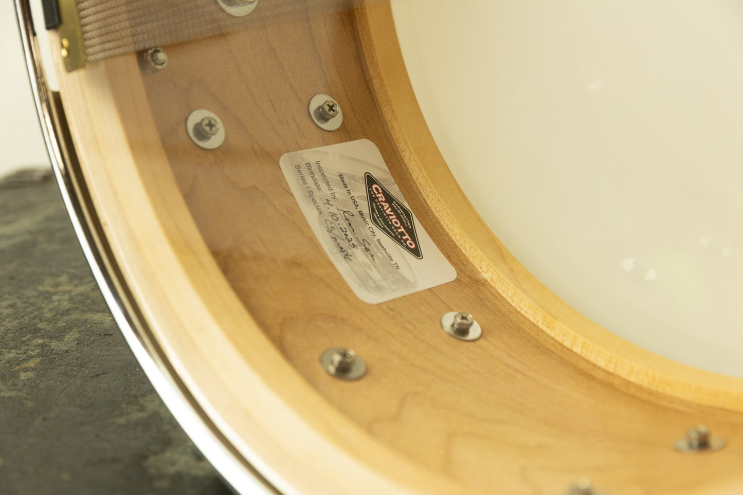 Craviotto 6.5x14 Maple Snare Drum
