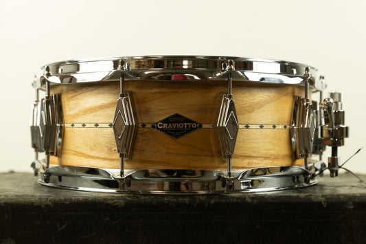 Craviotto 5.5x14 Ash Snare Drum