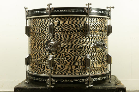 1960s Rogers 14x20 Black Onyx Pearl Bass Drum