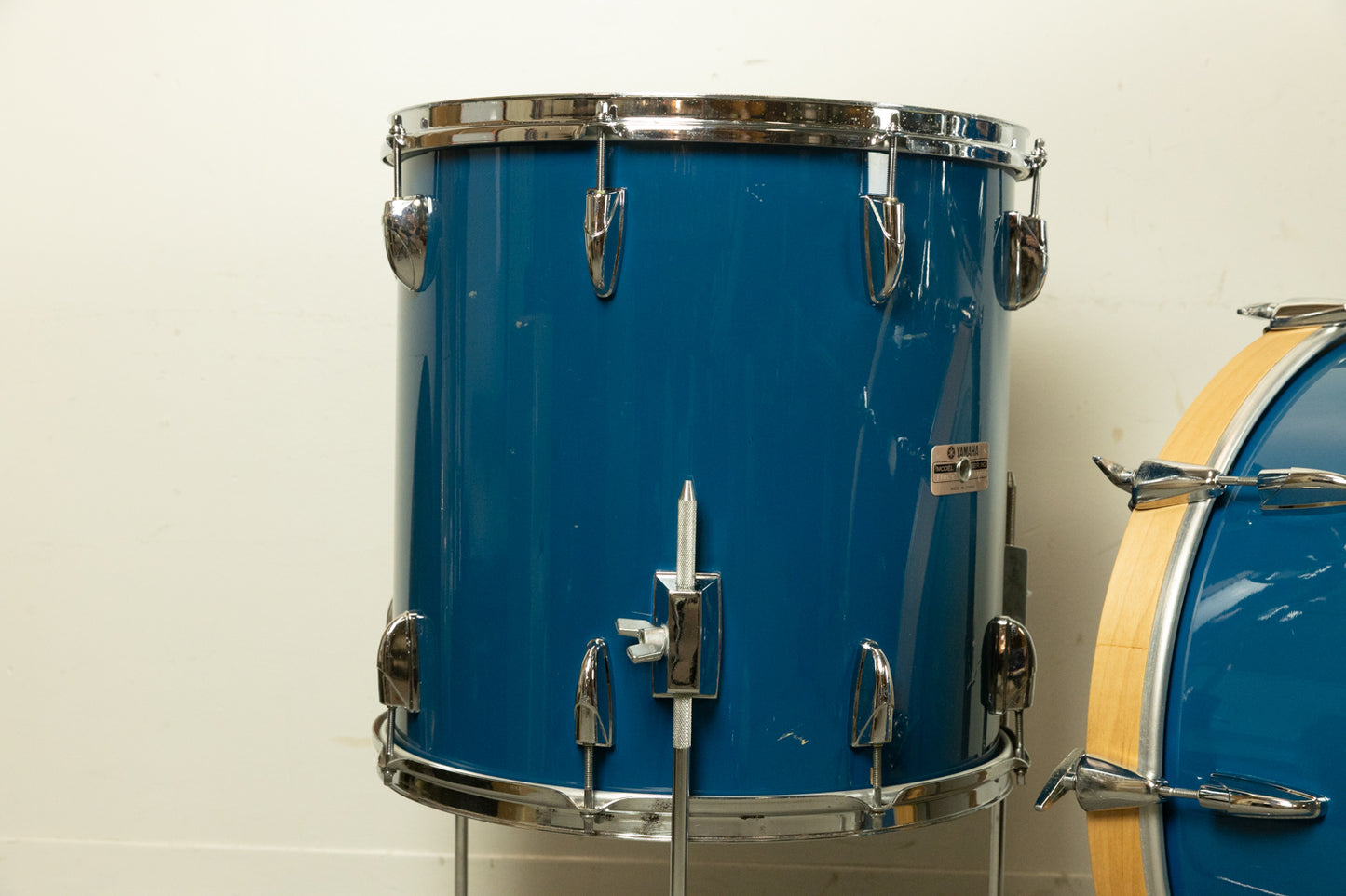 Vintage Yamaha 8000 Cobalt Blue Drum Set