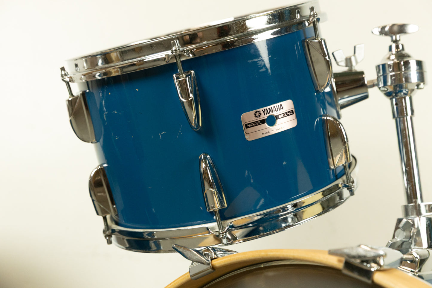 Vintage Yamaha 8000 Cobalt Blue Drum Set