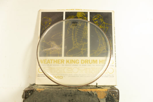 New Old Stock Remo Weatherking 15" CS Batter Clear Drum Head