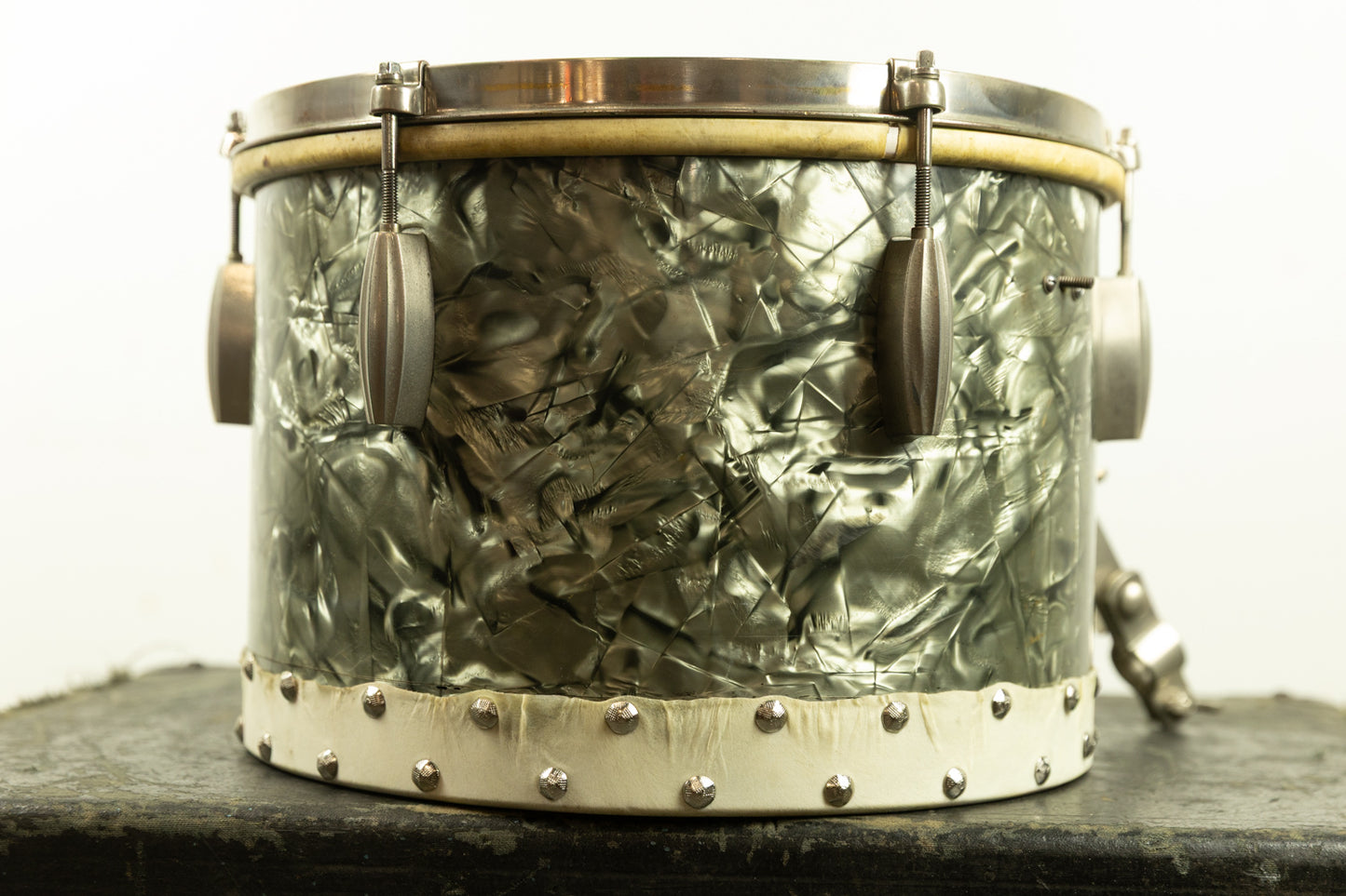 1940s Slingerland 9x13 Black Diamond Pearl Radio King Tom