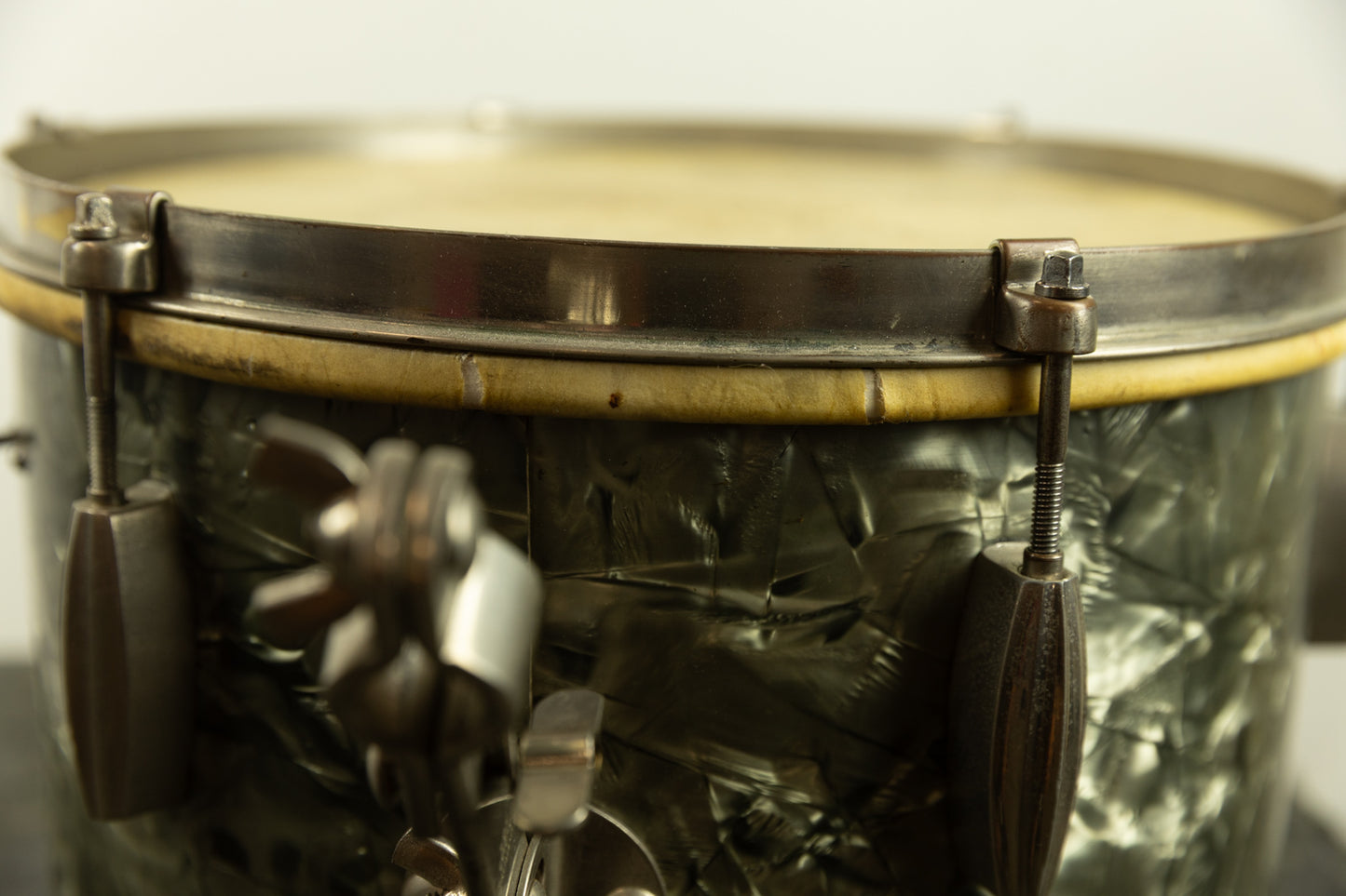 1940s Slingerland 9x13 Black Diamond Pearl Radio King Tom