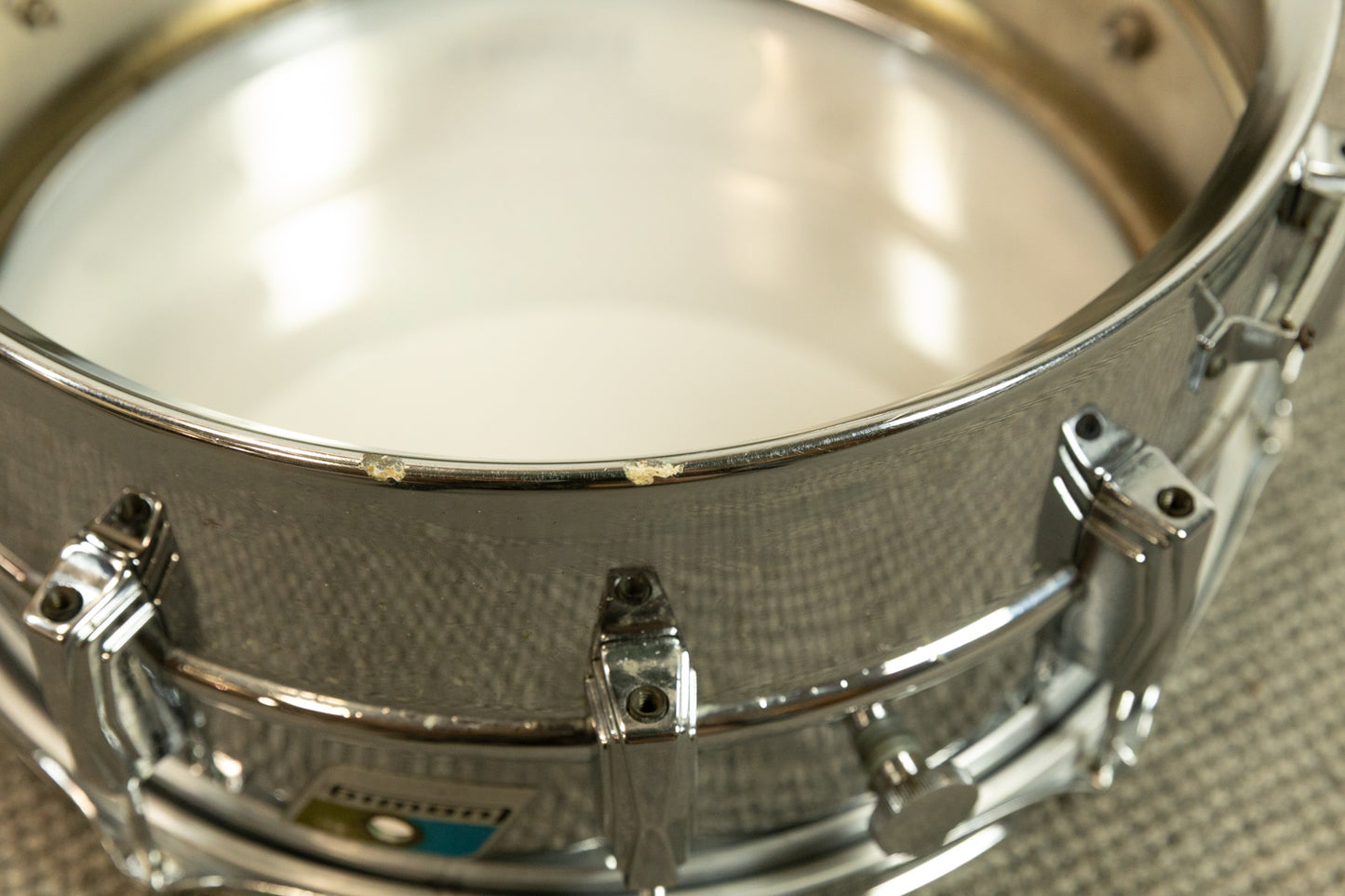 1970s Ludwig 6.5x14 LM402 Supraphonic Snare Drum