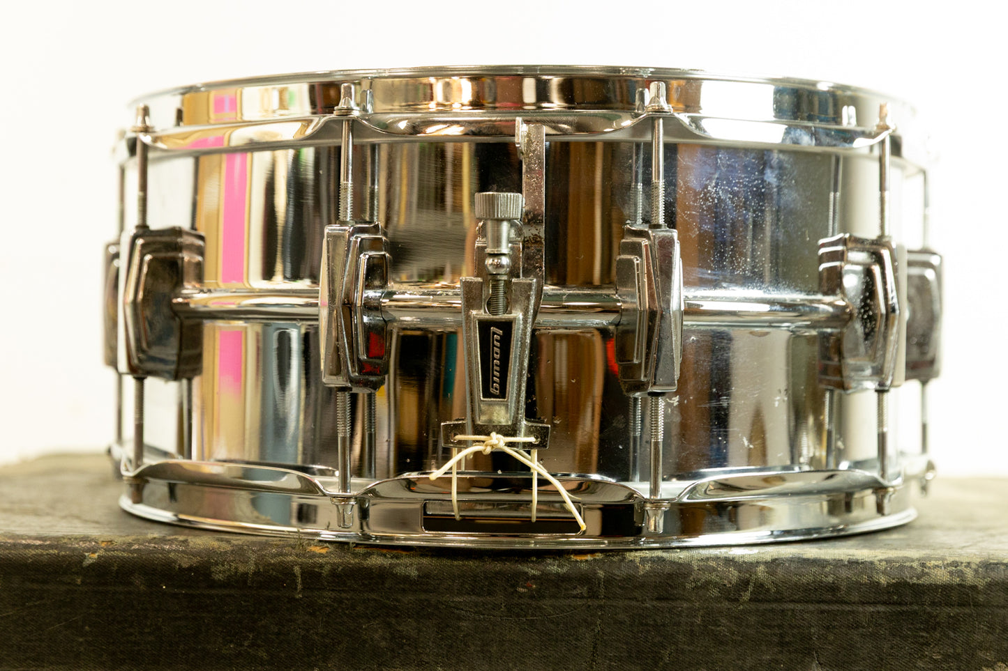 1970s Ludwig 6.5x14 LM402 Supraphonic Snare Drum