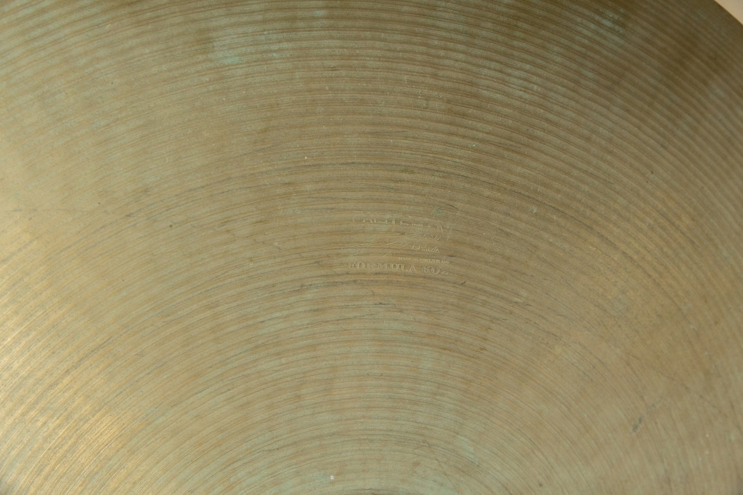 Vintage Paiste Formula 602 24" Heavy Ride Cymbal 4078g