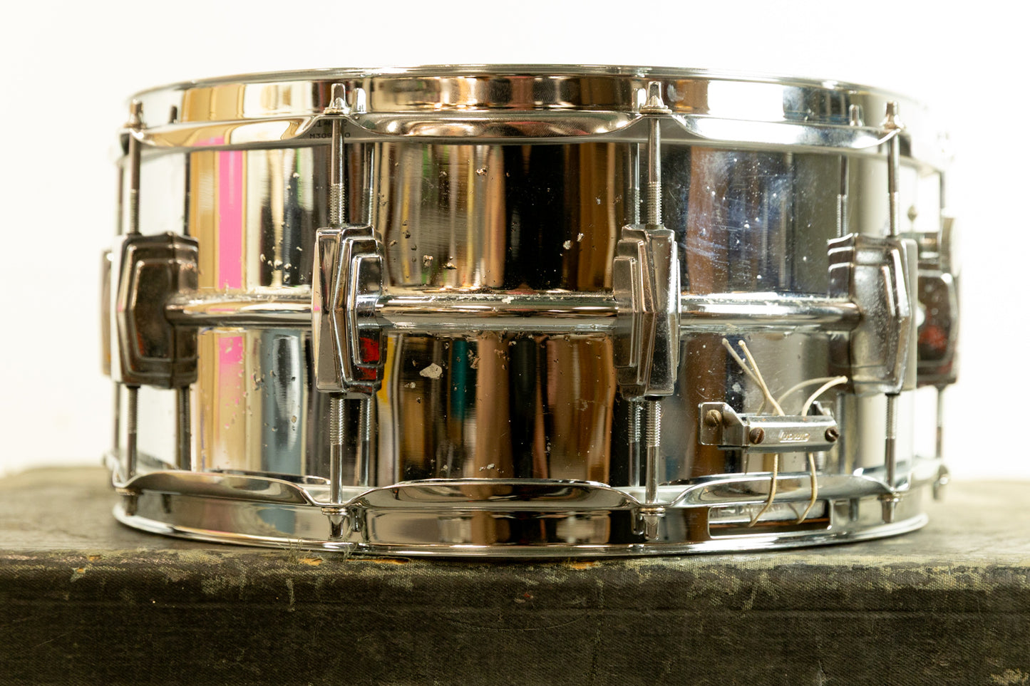 1970s Ludwig 6.5x14 LM402 Supraphonic Snare Drum