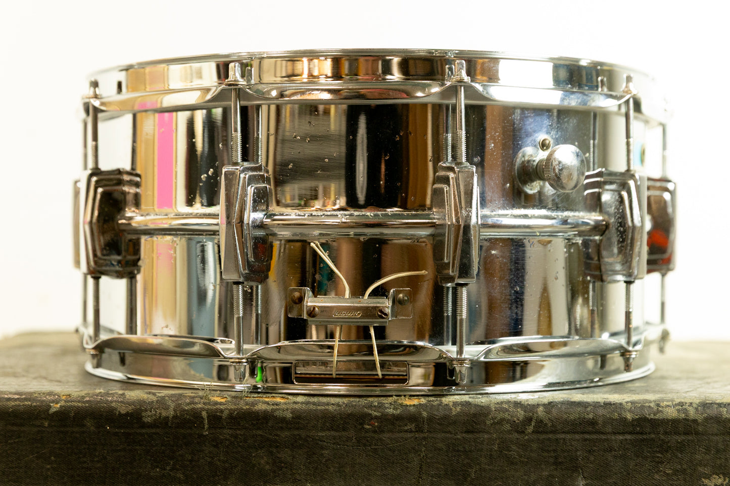 1970s Ludwig 6.5x14 LM402 Supraphonic Snare Drum