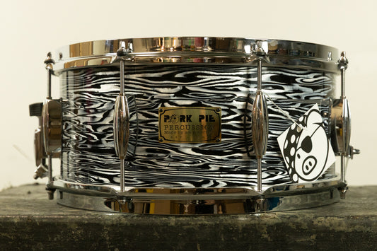 Pork Pie 6.5x14 Maple Oyster Blue Pearl Snare Drum