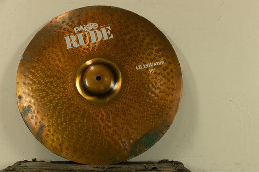 Paiste Rude 18" Crash Ride Cymbal 1738g