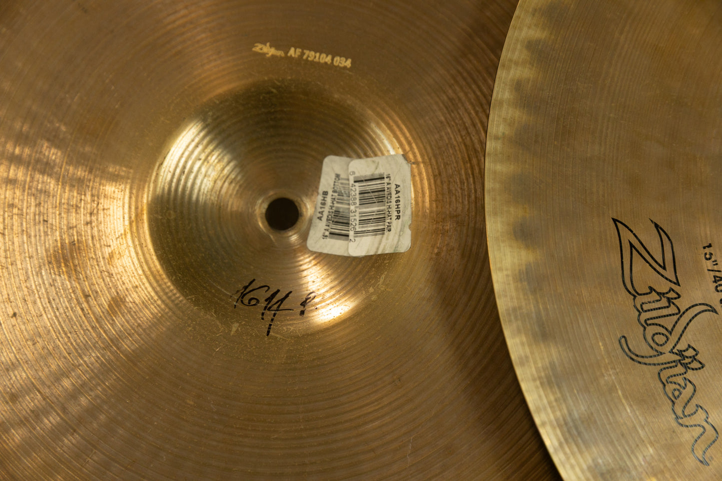 Zildjian A 16" Reissue Avedis Hi Hat Cymbals 1240g 1614g