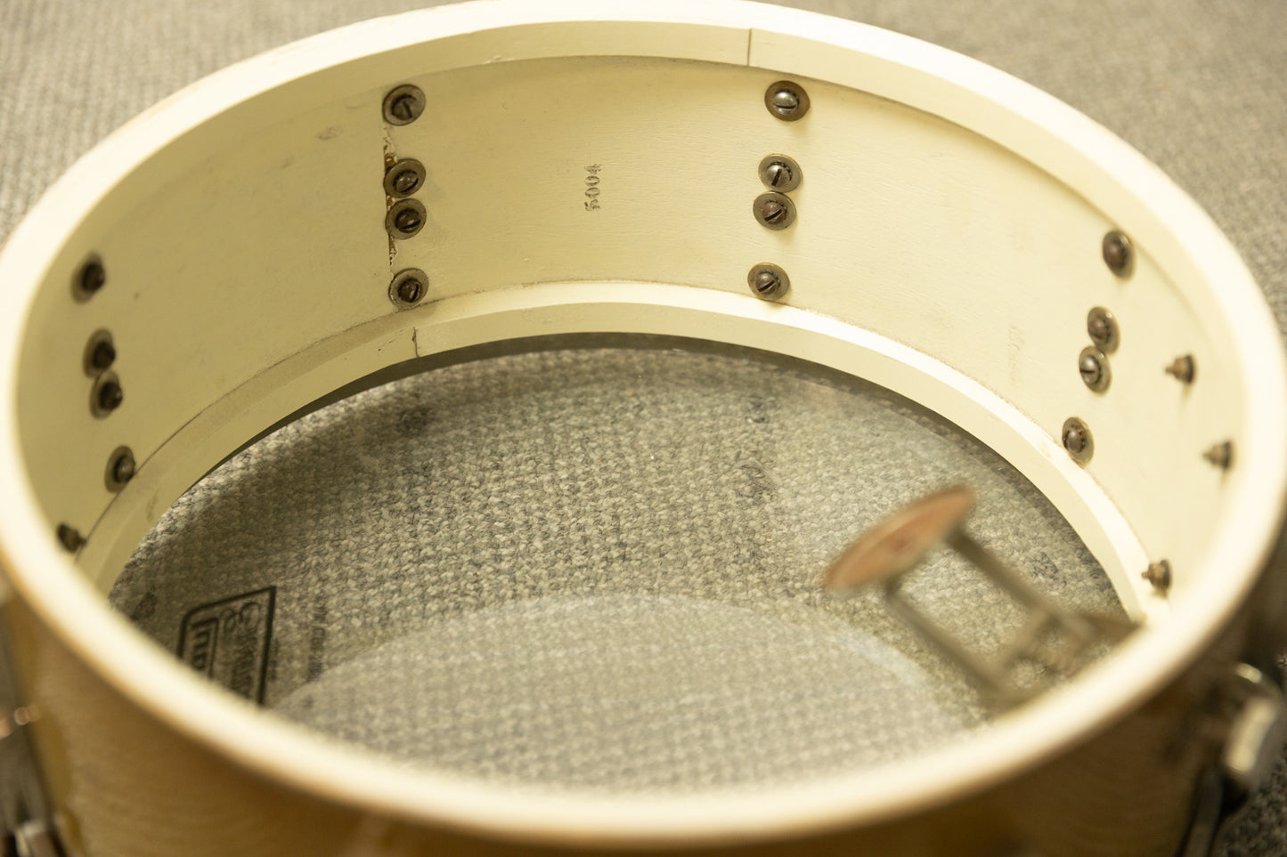 1950 Leedy 5.5x14 Sparkling Gold Broadway Snare Drum