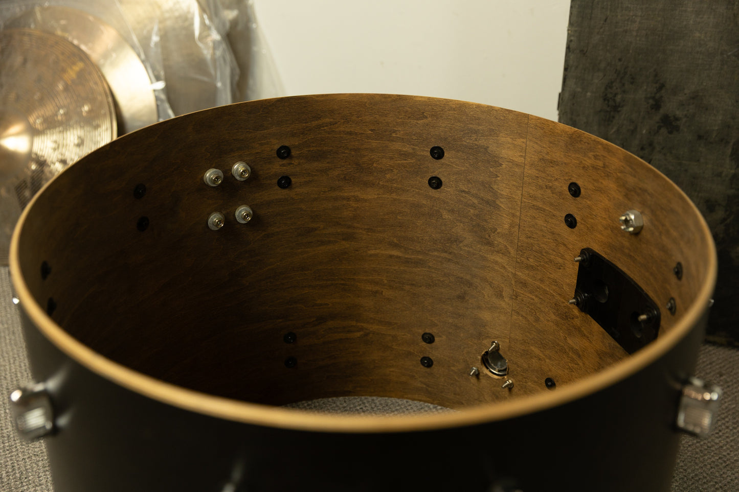 2000s Keller Black Walnut Drum Set