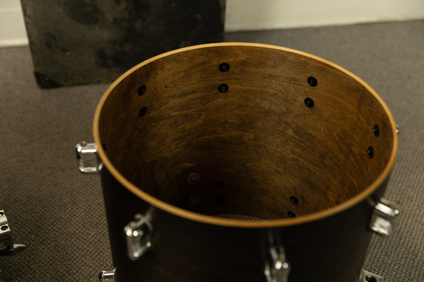 2000s Keller Black Walnut Drum Set