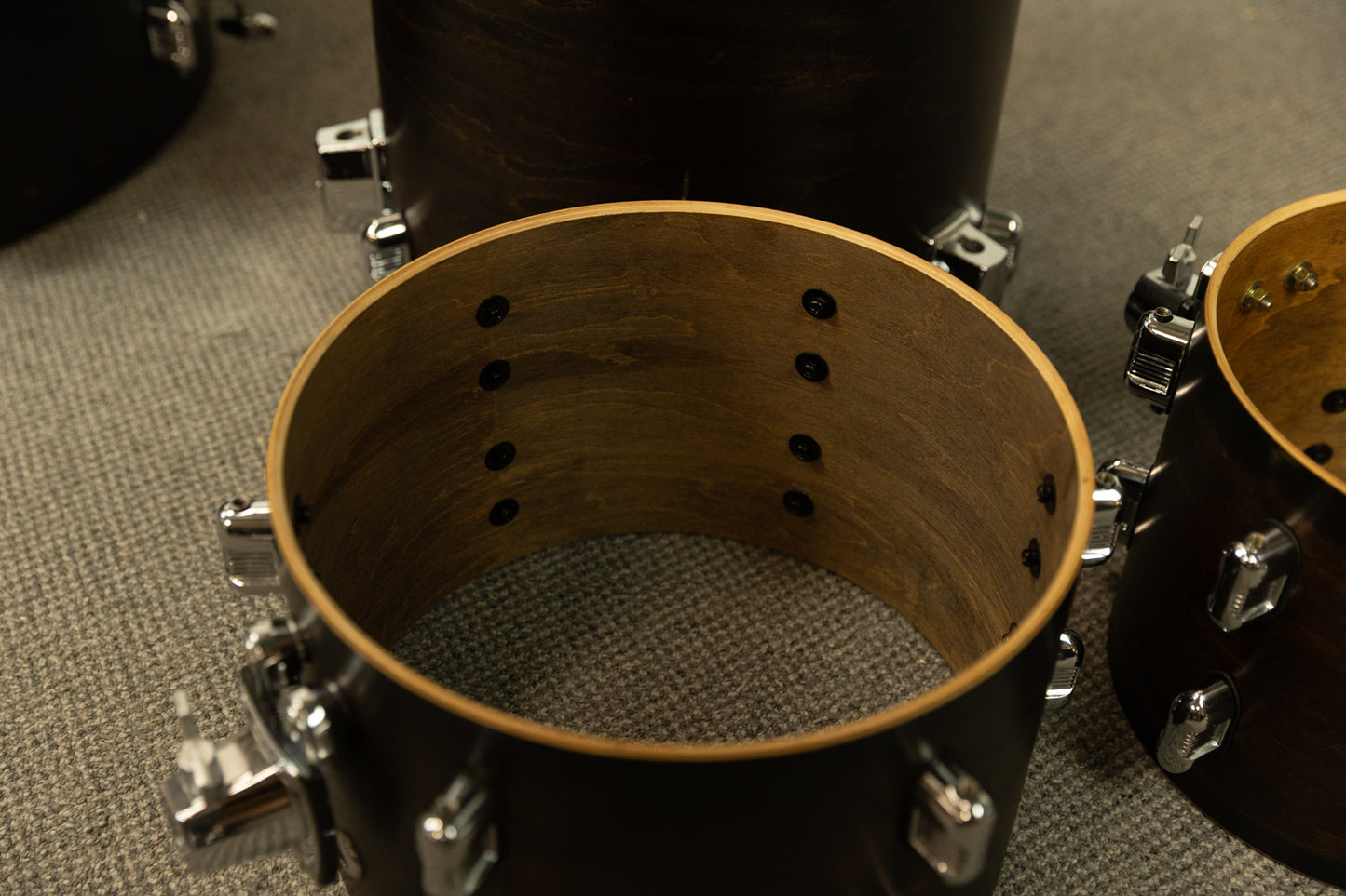 2000s Keller Black Walnut Drum Set