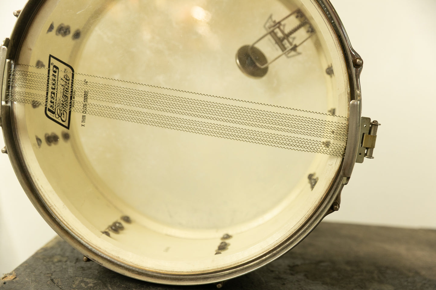 1950 Leedy 5.5x14 Sparkling Gold Broadway Snare Drum
